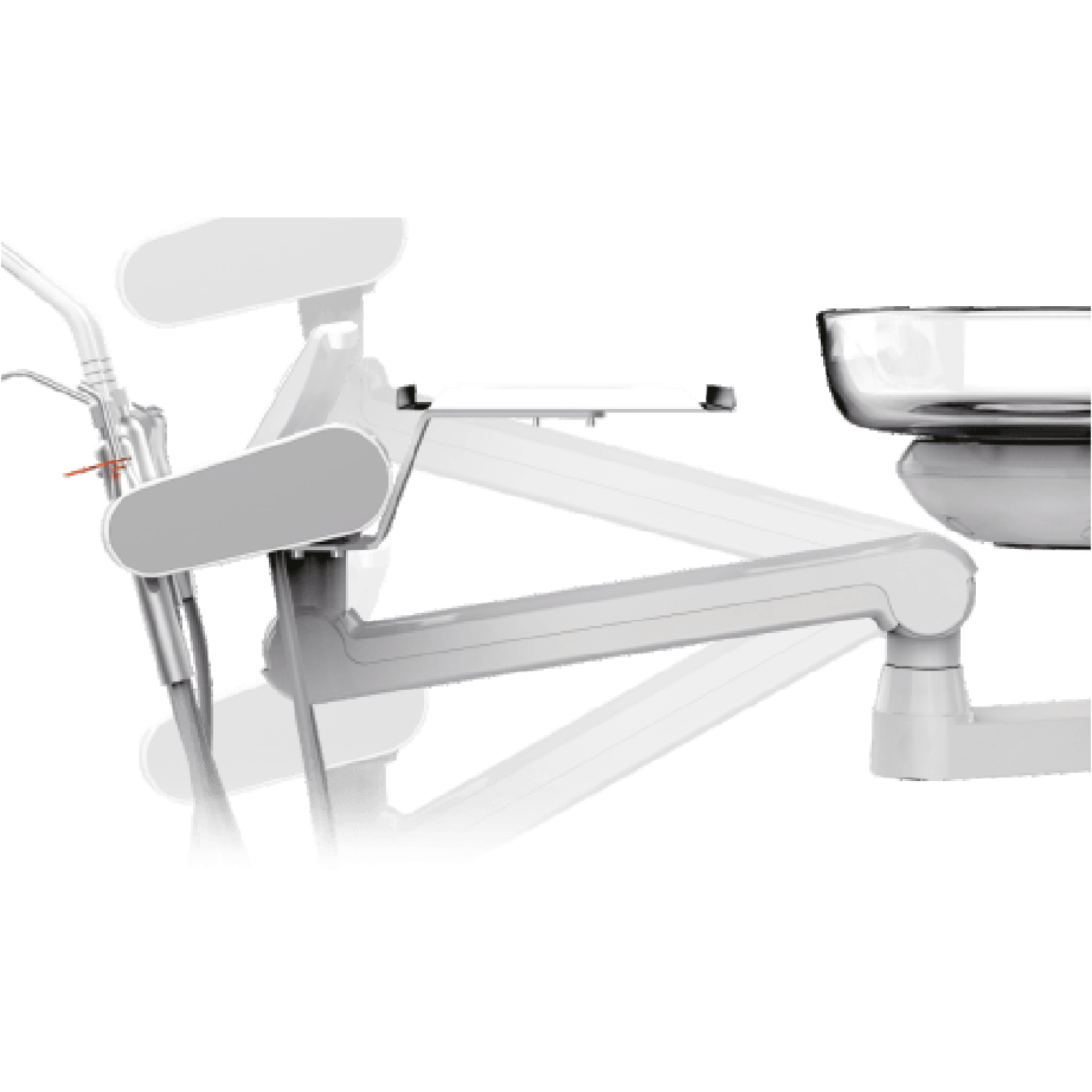 Sillón Dental AGM 8000C S3 PRO con Bandeja Colibri - Imagen 6